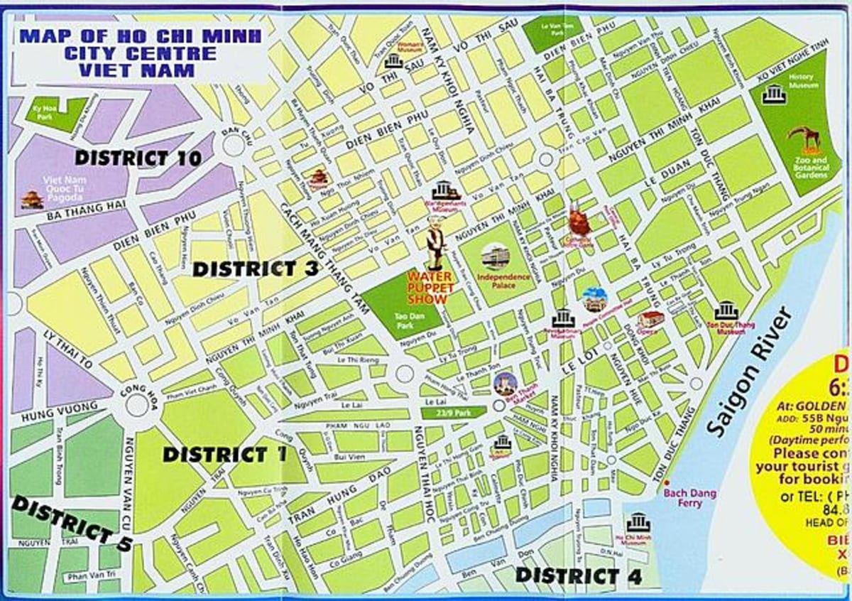 Harta e ho chi minh city center