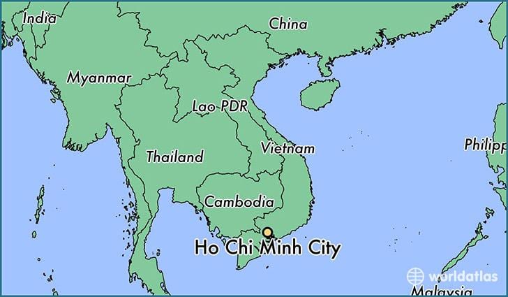 Harta e ho chi minh city botë