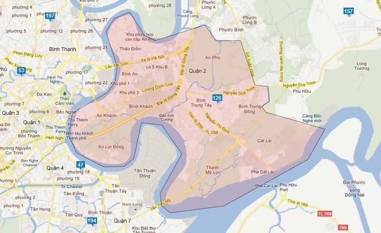 harta e rretheve në ho chi minh