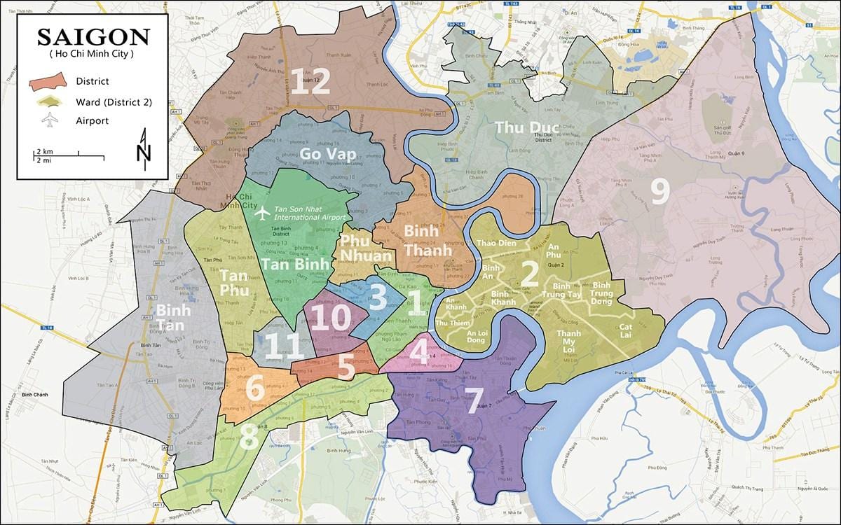 Harta e qarkut 9 ho chi minh city