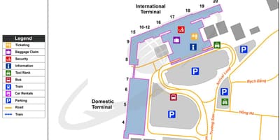 Ho chi minh city aeroporti hartë