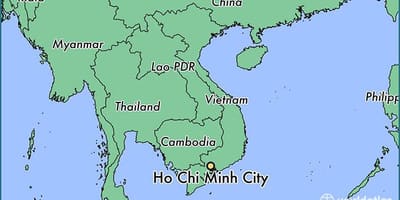 Harta e ho chi minh city botë