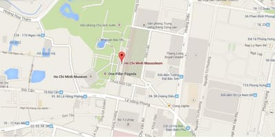 Harta e ho chi minh mauzole 