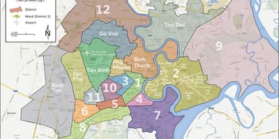 Harta e qarkut 9 ho chi minh city 